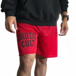 Brutal Cult Athletics Shorts Red